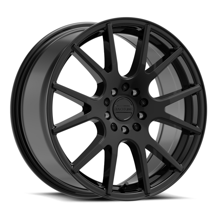 Raceline 147B Intake 14x5.5in / 4x100/4x114.3 BP / 35mm Offset / 72.62mm Bore - Gloss Black Wheel