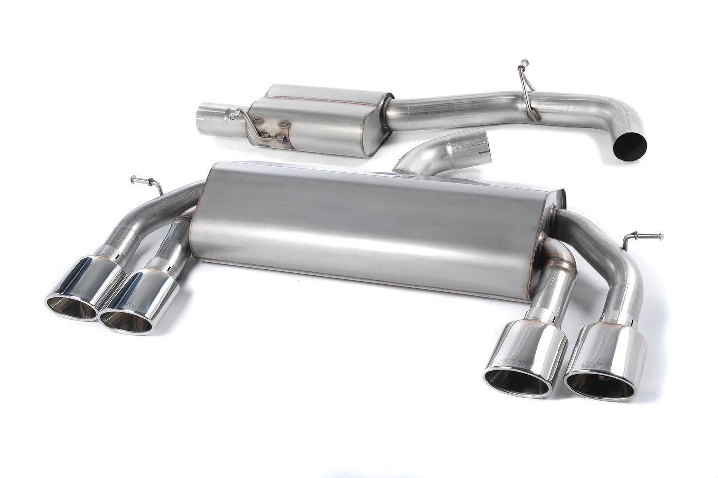 Milltek MK7 Golf R 3" Race Cat-Back (non-valved) Exhaust System - Resonated (Louder)