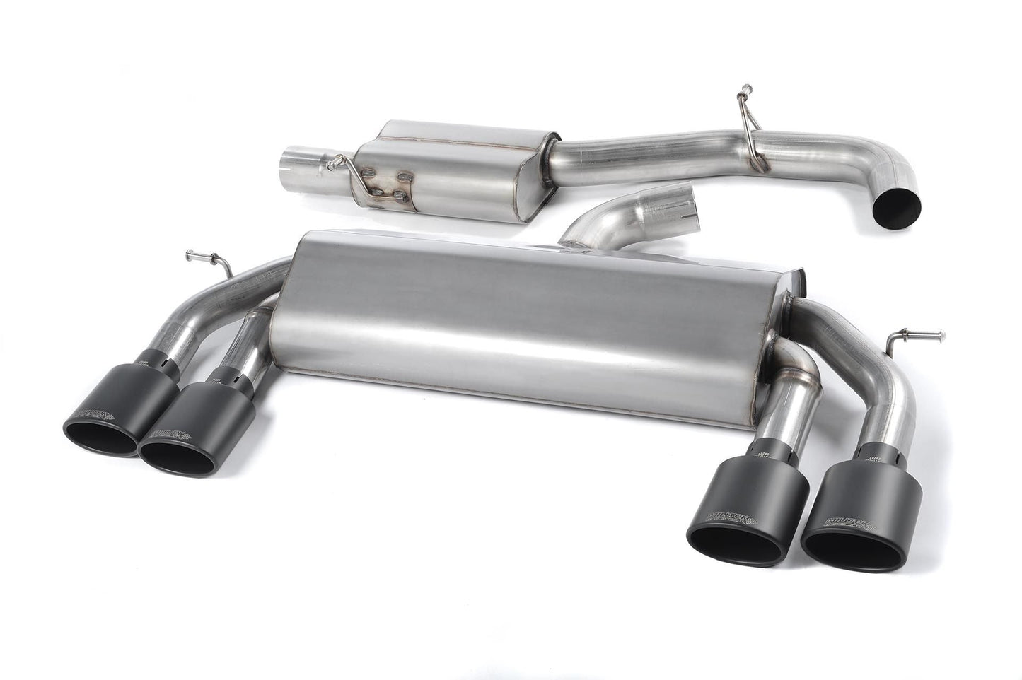 Milltek MK7 Golf R 3" Race Cat-Back (non-valved) Exhaust System - Resonated (Louder)