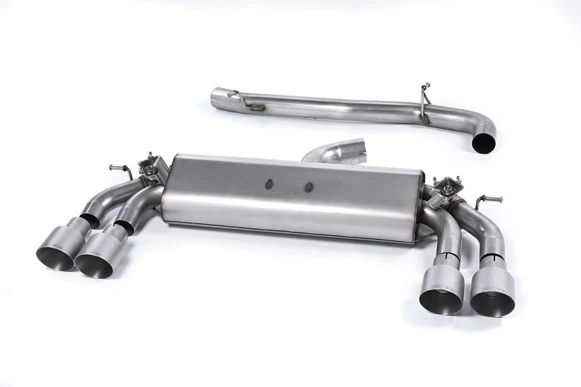 Milltek MK7 Golf R 3" Cat-Back Valved Exhaust System - Non-Resonated (Louder)