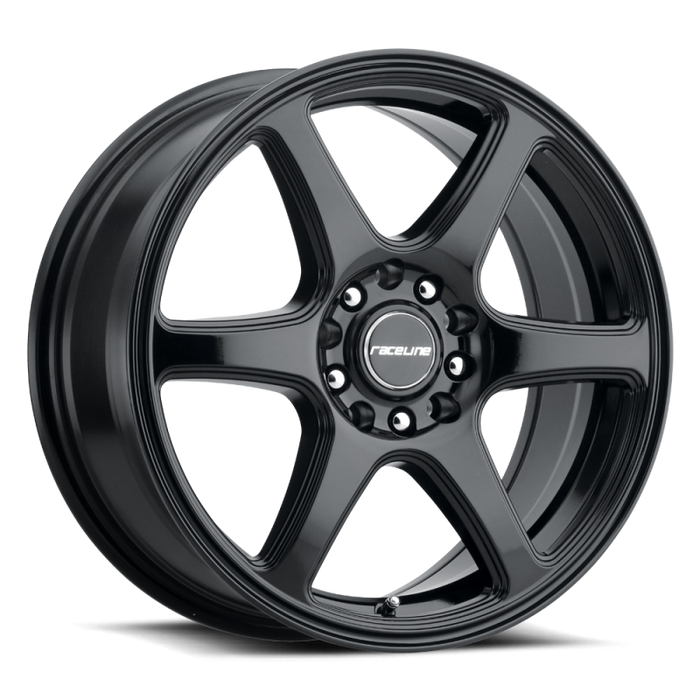 Raceline 146B Matrix 17x7.5in / 5x100/5x114.3 BP / 40mm Offset / 72.62mm Bore - Gloss Black Wheel