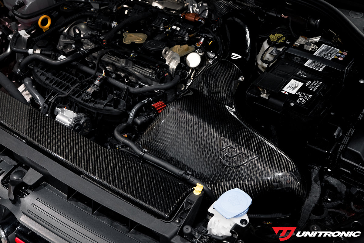 UNITRONIC CARBON FIBER INTAKE SYSTEM WITH AIR DUCT FOR 2.0 TSI GEN3 MQB