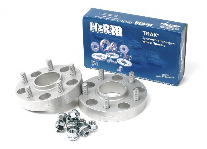 H&R Trak+ 20mm DR Wheel Spacer 5/112 Bolt Pattern 66.5 Center Bore Bolt 14x1.5 Thread 12+ Audi