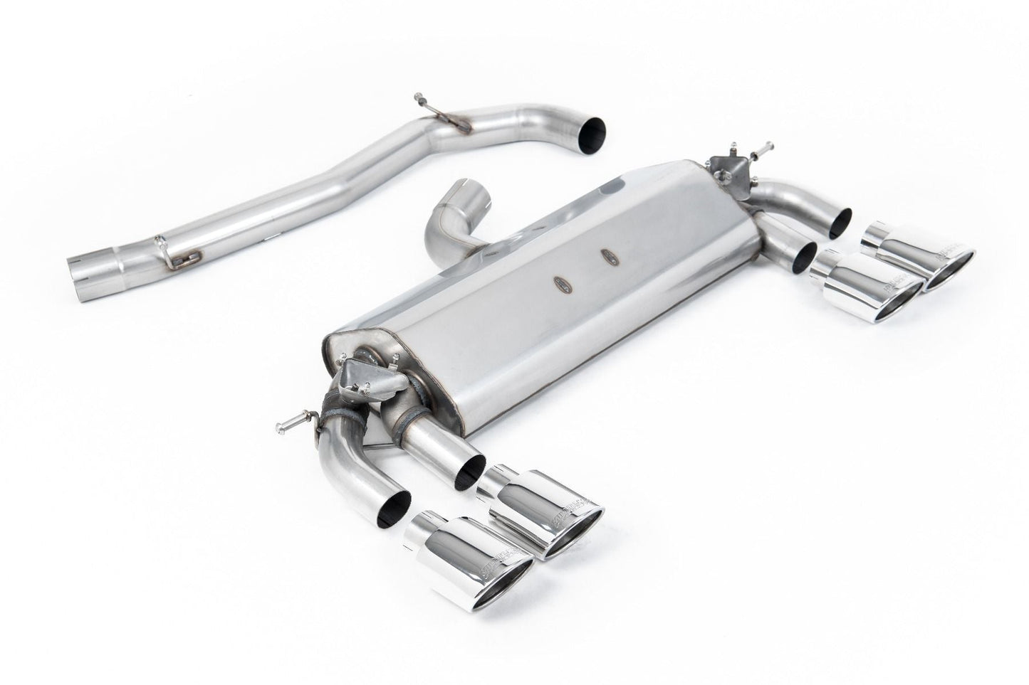 Milltek MK7 Golf R 3" Cat-Back Valved Exhaust System - Non-Resonated (Louder)