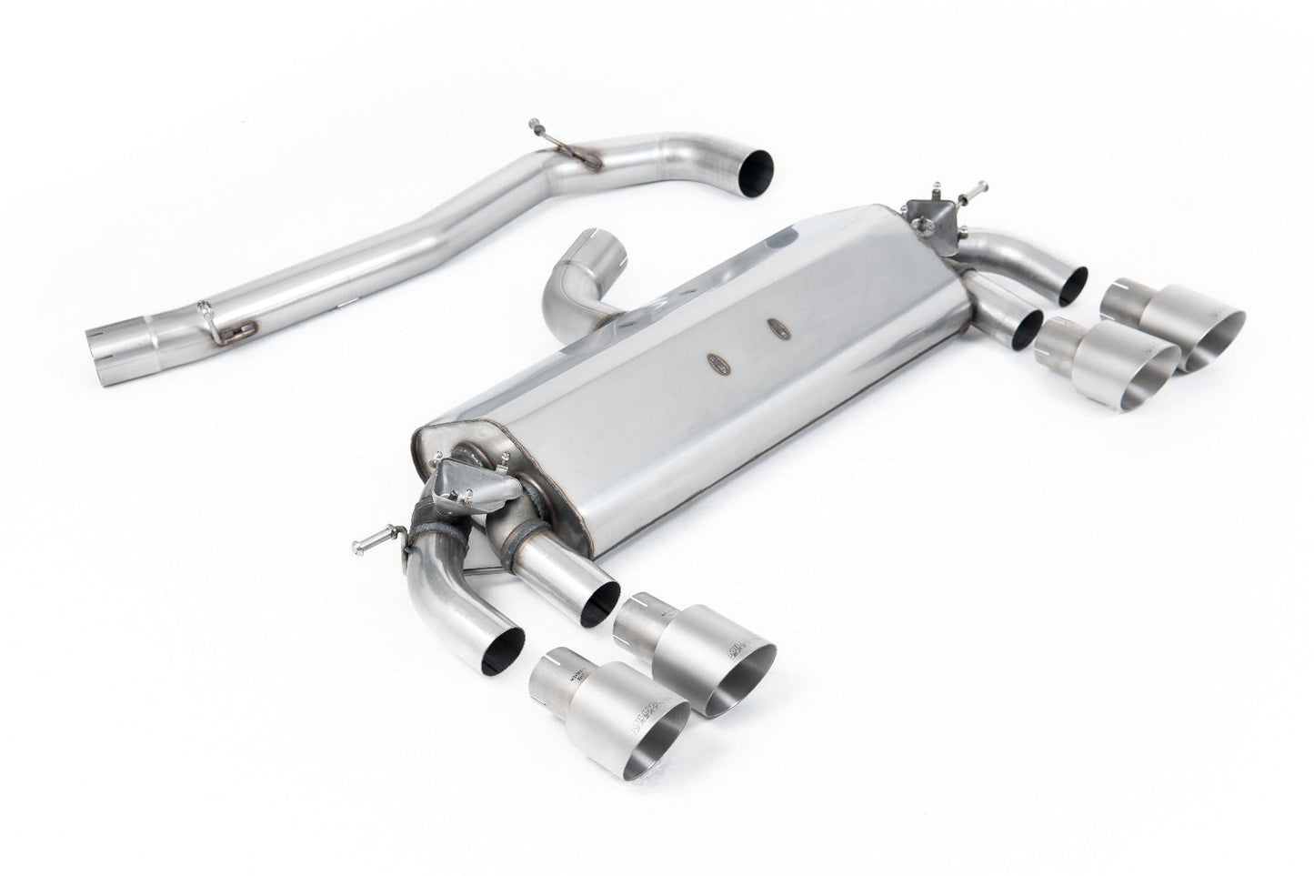 Milltek MK7 Golf R 3" Cat-Back Valved Exhaust System - Non-Resonated (Louder)