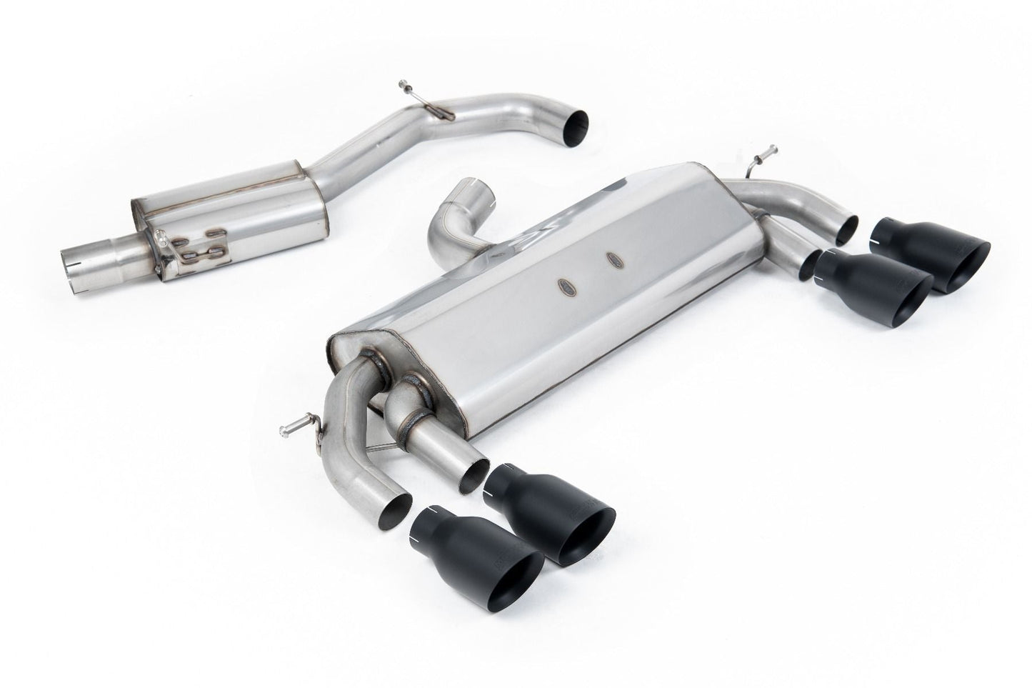 Milltek MK7 Golf R 3" Race Cat-Back (non-valved) Exhaust System - Resonated (Louder)