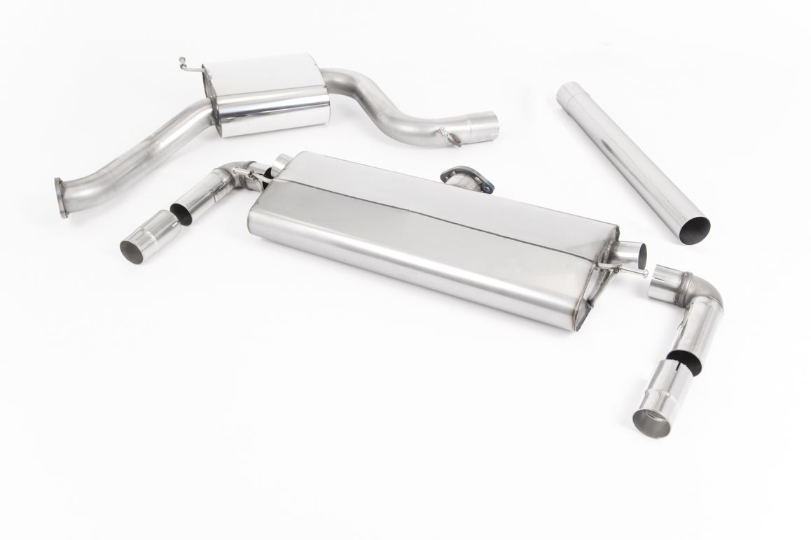 Milltek MK7.5 GTI Cat Back Exhaust - Resonated (Non Performance Pack)