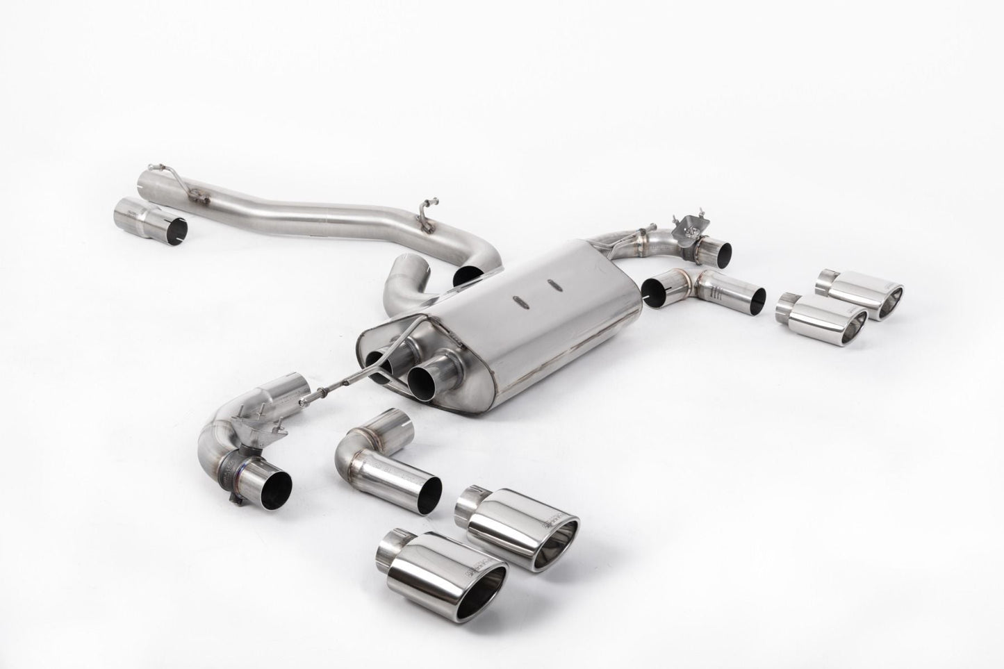Milltek MK7.5 R 80mm (3.15 inch) Race Catback (Valved) Non-Resonated