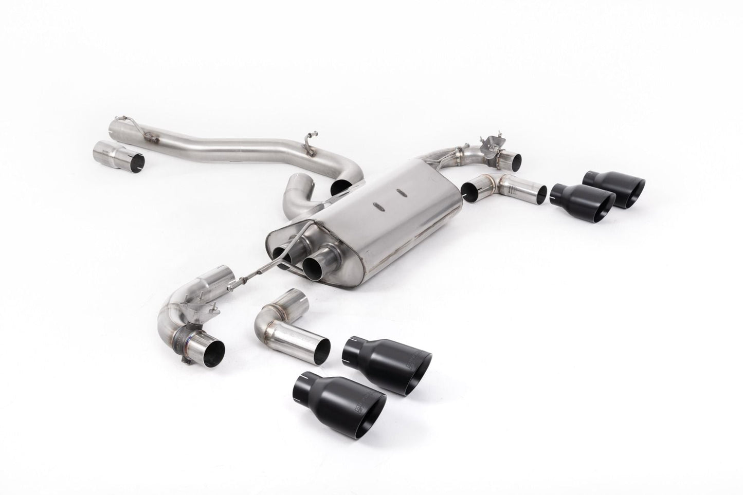 Milltek MK7.5 R 80mm (3.15 inch) Race Catback (Valved) Non-Resonated