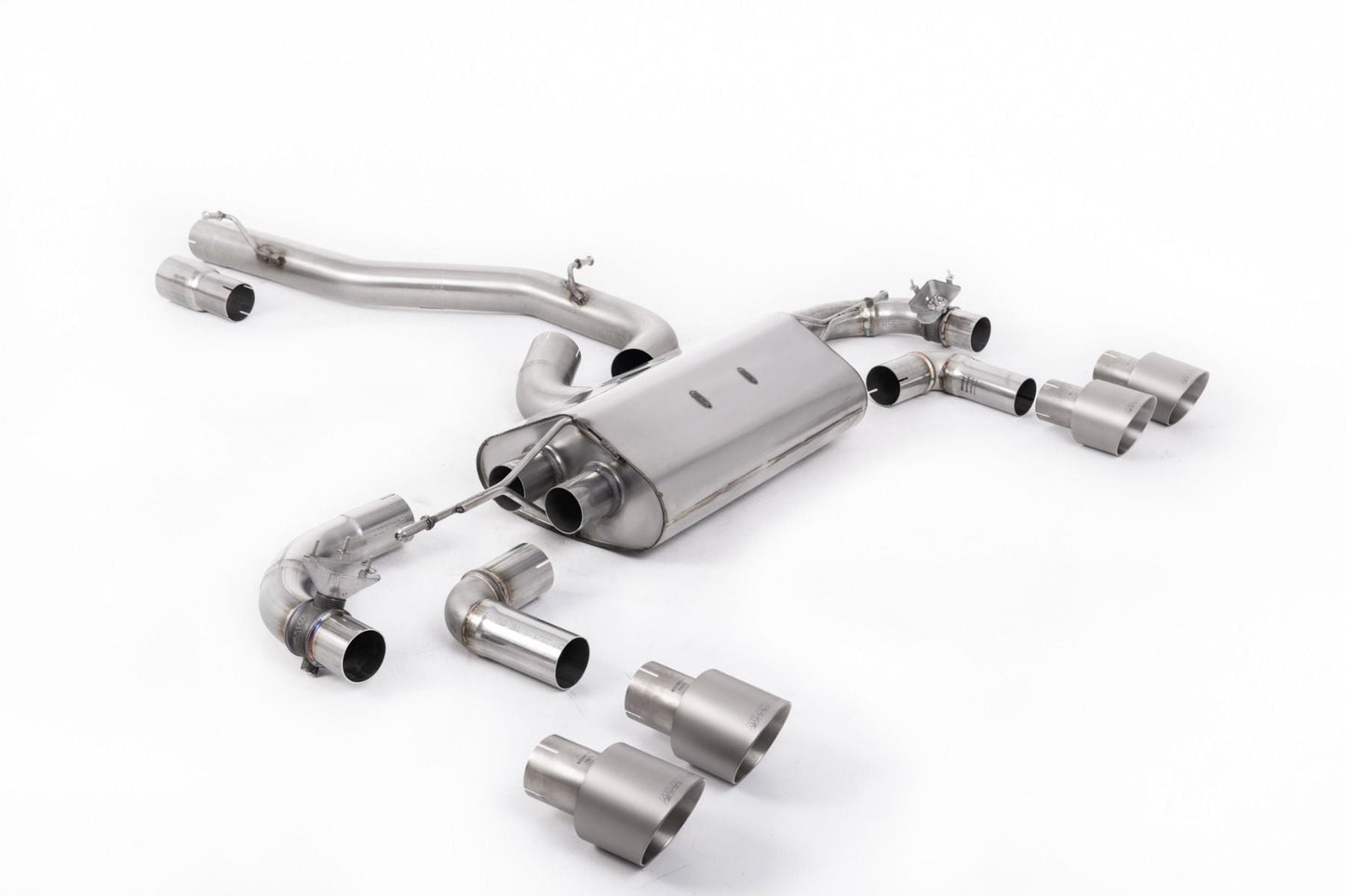 Milltek MK7.5 R 80mm (3.15 inch) Race Catback (Valved) Non-Resonated