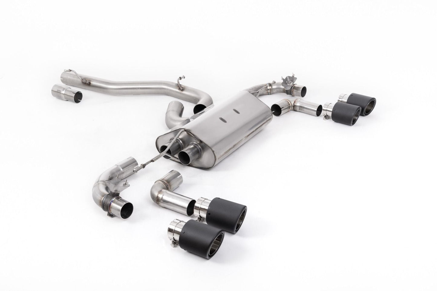 Milltek MK7.5 R 80mm (3.15 inch) Race Catback (Valved) Non-Resonated