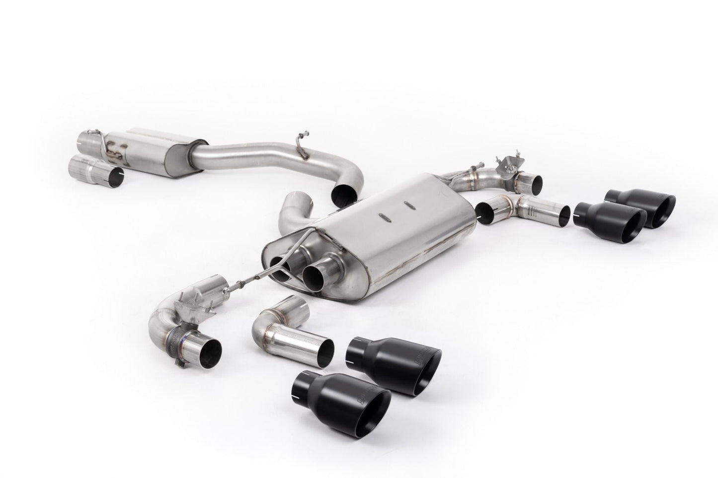 Milltek MK7.5 R 80mm (3.15 inch) Race Catback (Valved) Resonated