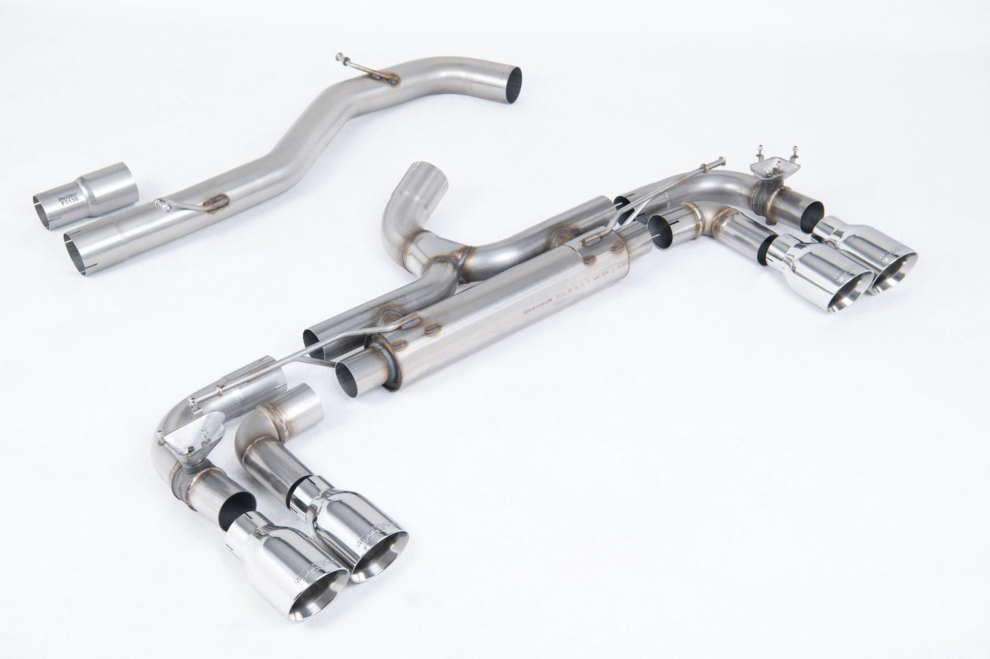 Milltek MK7 R 80mm Race Cat-Back (Non-Resonated - Loudest)
