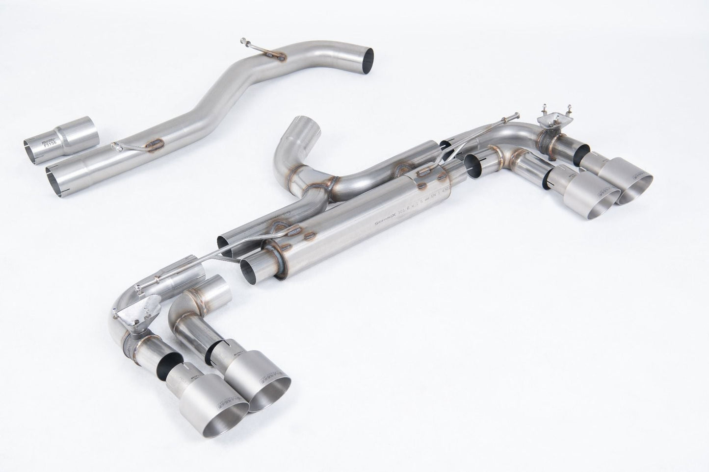Milltek MK7 R 80mm Race Cat-Back (Non-Resonated - Loudest)