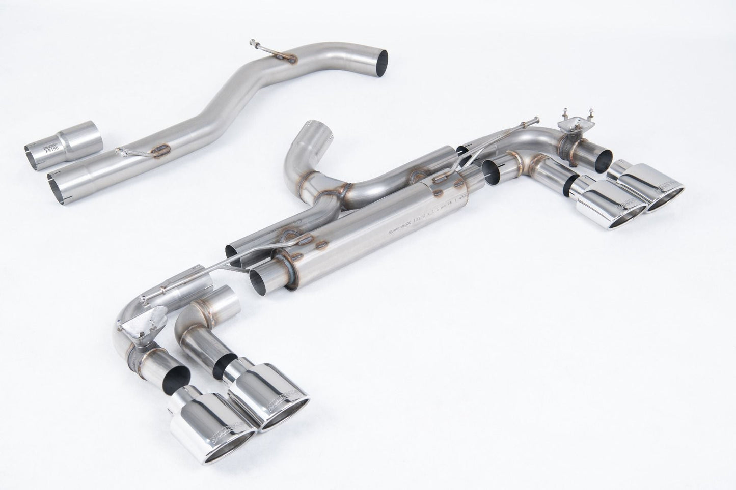 Milltek MK7 R 80mm Race Cat-Back (Non-Resonated - Loudest)