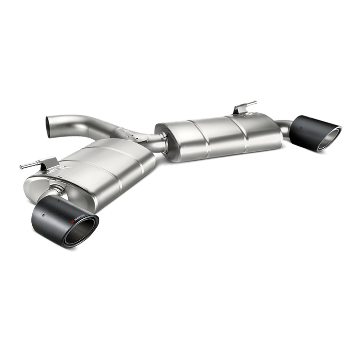 Akrapovic 2017+ Volkswagen Golf GTI (MK7) Slip-On Line (Titanium) w/ Carbon Fiber Tips