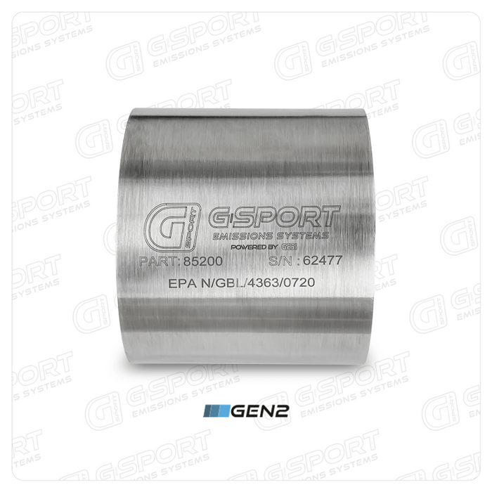 GESI G-Sport 400 CPSI GEN 2 EPA Compliant 4.5in x 4in High Output Substrate Only- 500-850HP