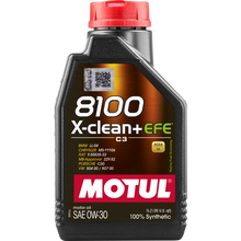 Motul 1L Synthetic Engine Oil 8100 X-Clean + EFE 0W30