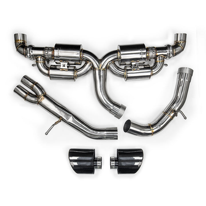 JDY 2.5T RS3 8V Stainless Steel Catback Exhaust - Single-Pipe Style