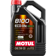 Motul 5L 8100 Eco-Lite Gen3 5W30 Full Synthetic Engine Oil