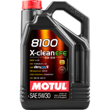 Motul 5L Synthetic Engine Oil 8100 X-Clean 5W30 (Case 4x)