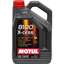 Motul 5L Synthetic Engine Oil 8100 5W-40 X-CESS Gen 2 (Case 4x)