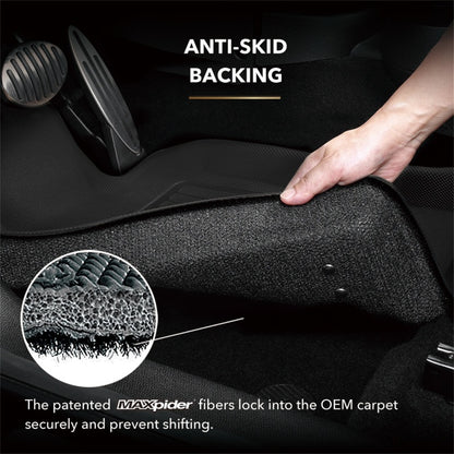 3D MAXpider 22-26 Audi A3/S3/RS3 (8Y) Sedan Kagu 2nd Row Floormat - Black
