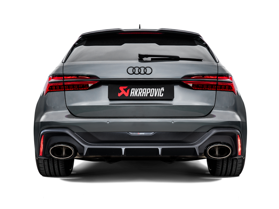 Akrapovic 2022+ Audi RS7 Sportback (C8) OPF/GPF Evolution Line Cat Back (Titanium) w/ Carbon Tips