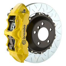 Brembo 22+ Golf R Front GT BBK 6 Piston Cast 380x34 2pc Rotor Slotted Type3- Yellow