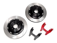 Neuspeed 2-Piece Floating Brake Rotors Upgrade Kit | Rear 350mm Slotted • MQB Golf R Mk7, TT RS 8S/S3/RS 3 8V