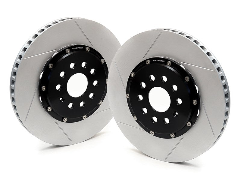 Neuspeed 2-Piece Floating Brake Rotors | Front 340mm Slotted • MQB