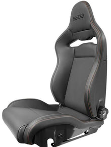 Sparco Seat SPX Special Edition Black/Grey w/ Gloss Carbon Shell - Right
