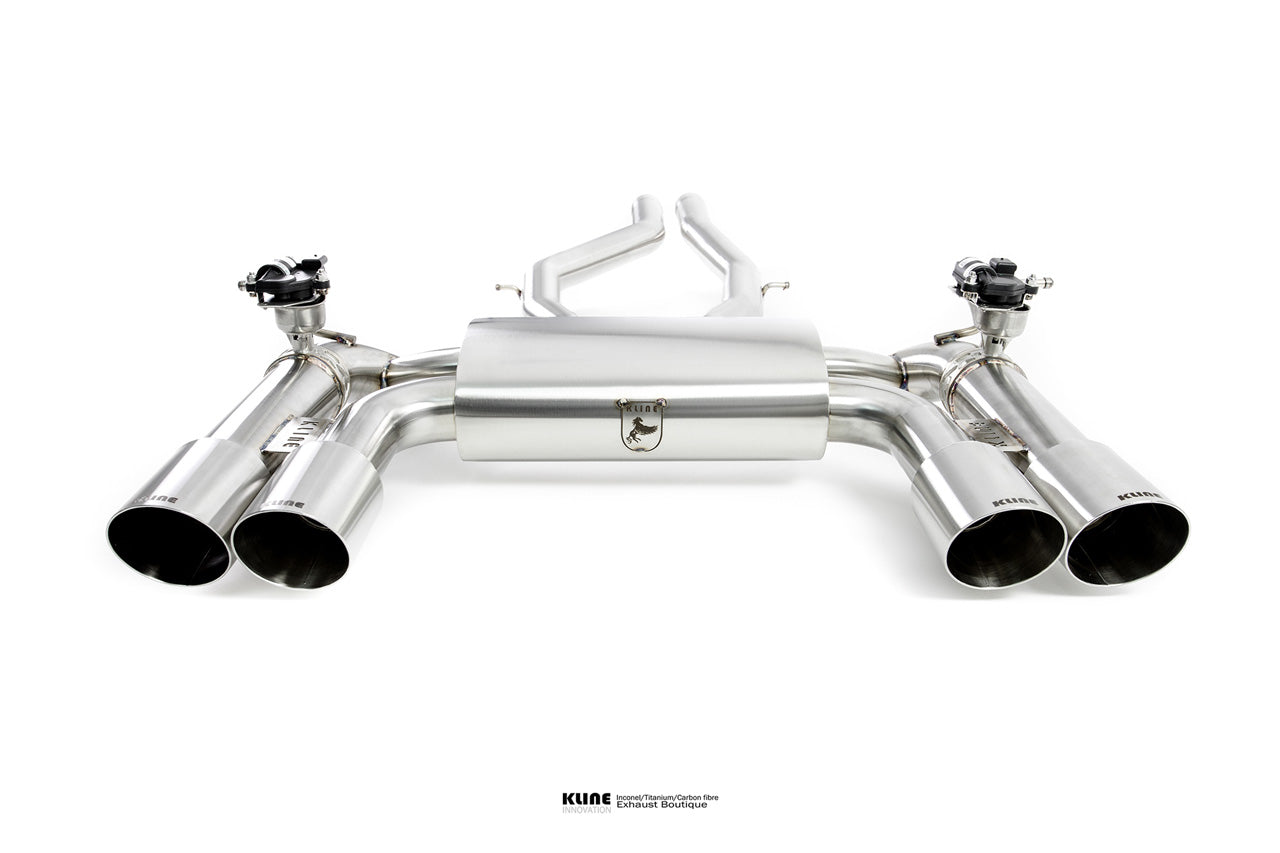 Kline Innovation Valvetronic Catback Exhaust System w/Center Pipes BMW M4 F82 / F83