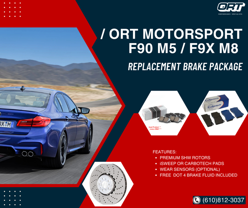 F90 M5 / F9X M8 Replacement Brake Package | ORT Motorsport