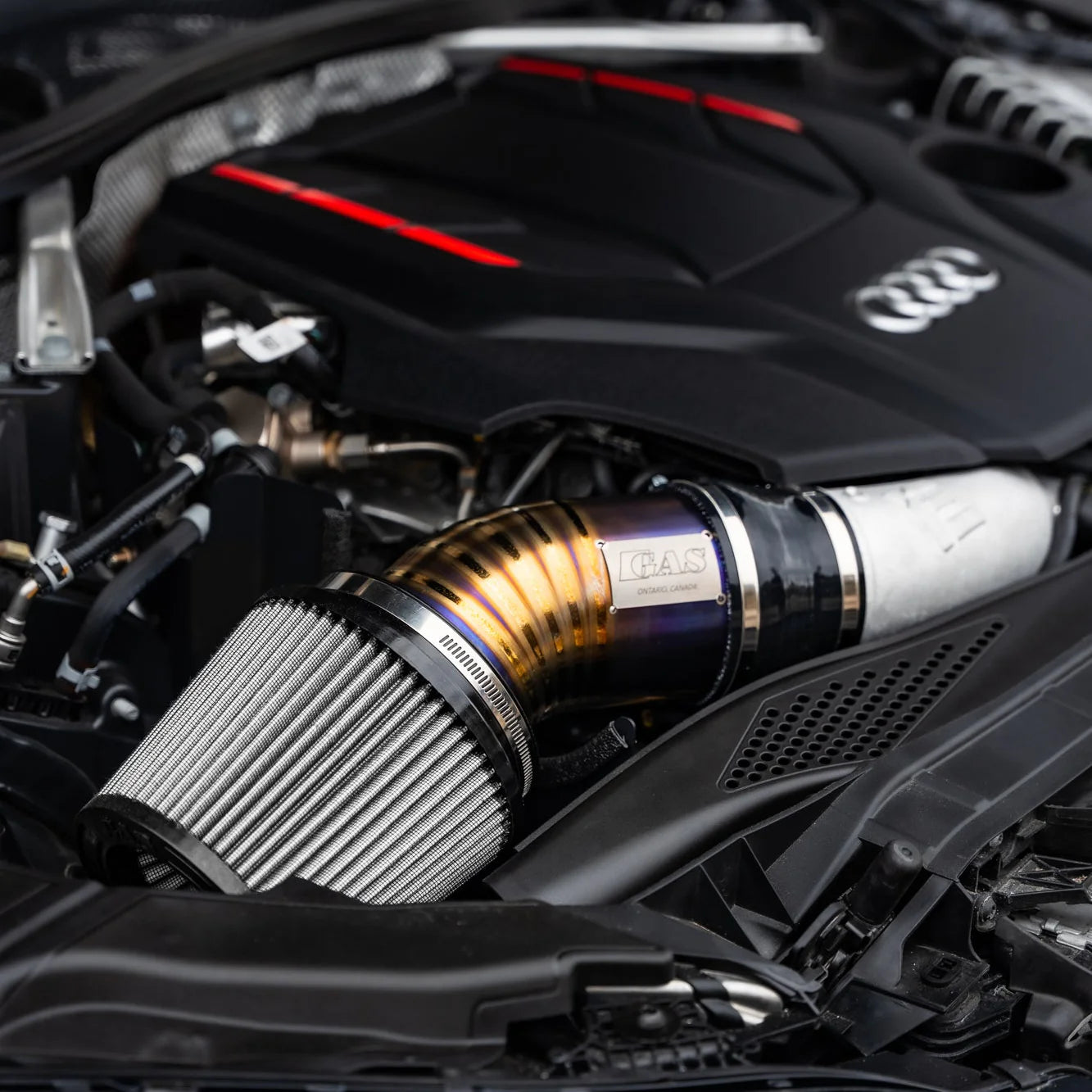 GAS Omega V2 102mm Titanium Intake, B9 S4/S5/RS4/RS5 EA839