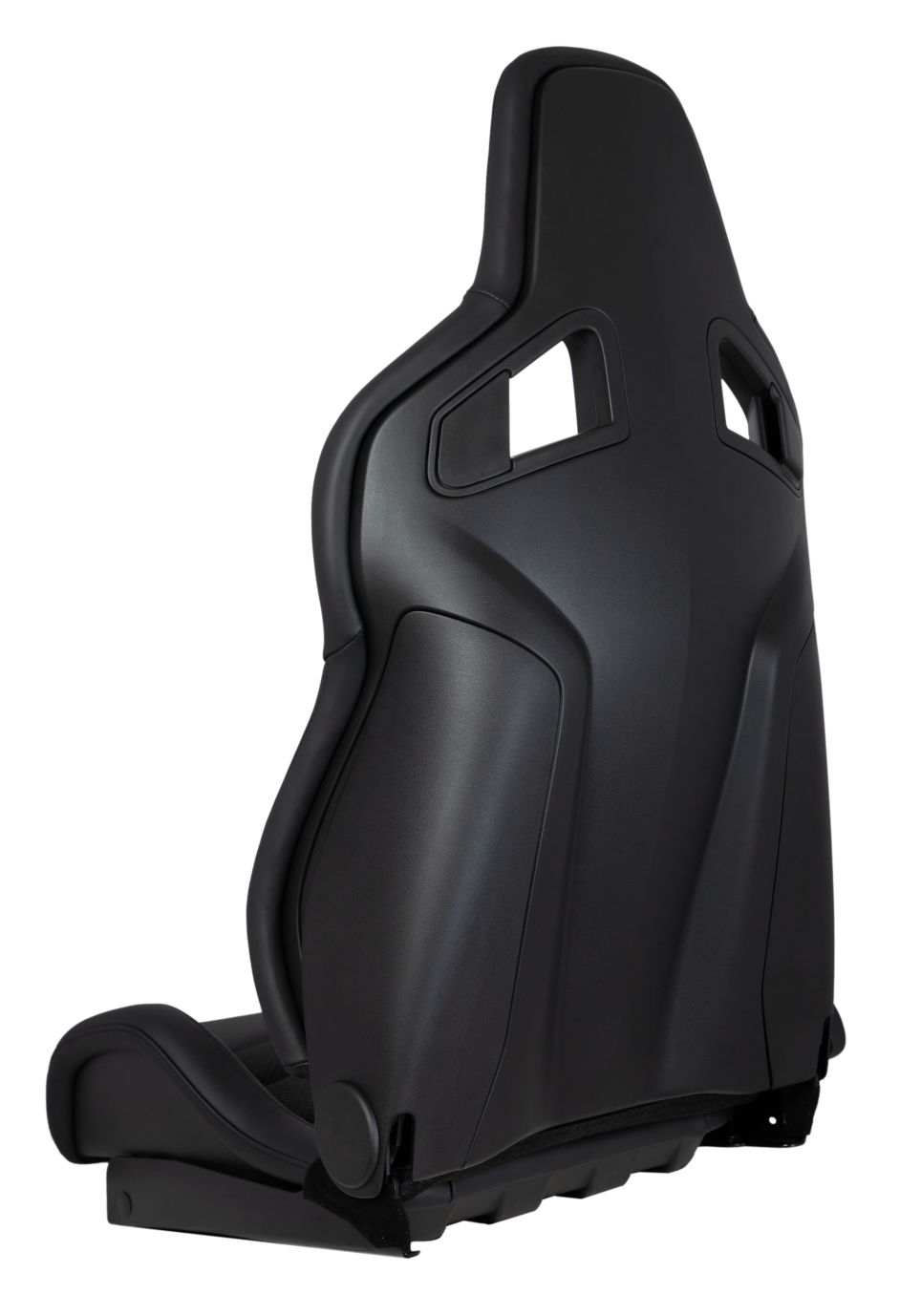 Kinetic Apex GTR Seat (Right / Passenger Side) - Black Leather / Black Carbon