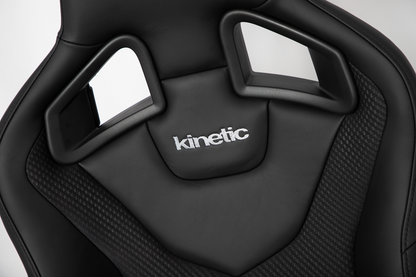 Kinetic Apex GTR Seat (Right / Passenger Side) - Black Leather / Black Carbon