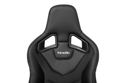 Kinetic Apex GTR Seat (Right / Passenger Side) - Black Leather / Black Carbon