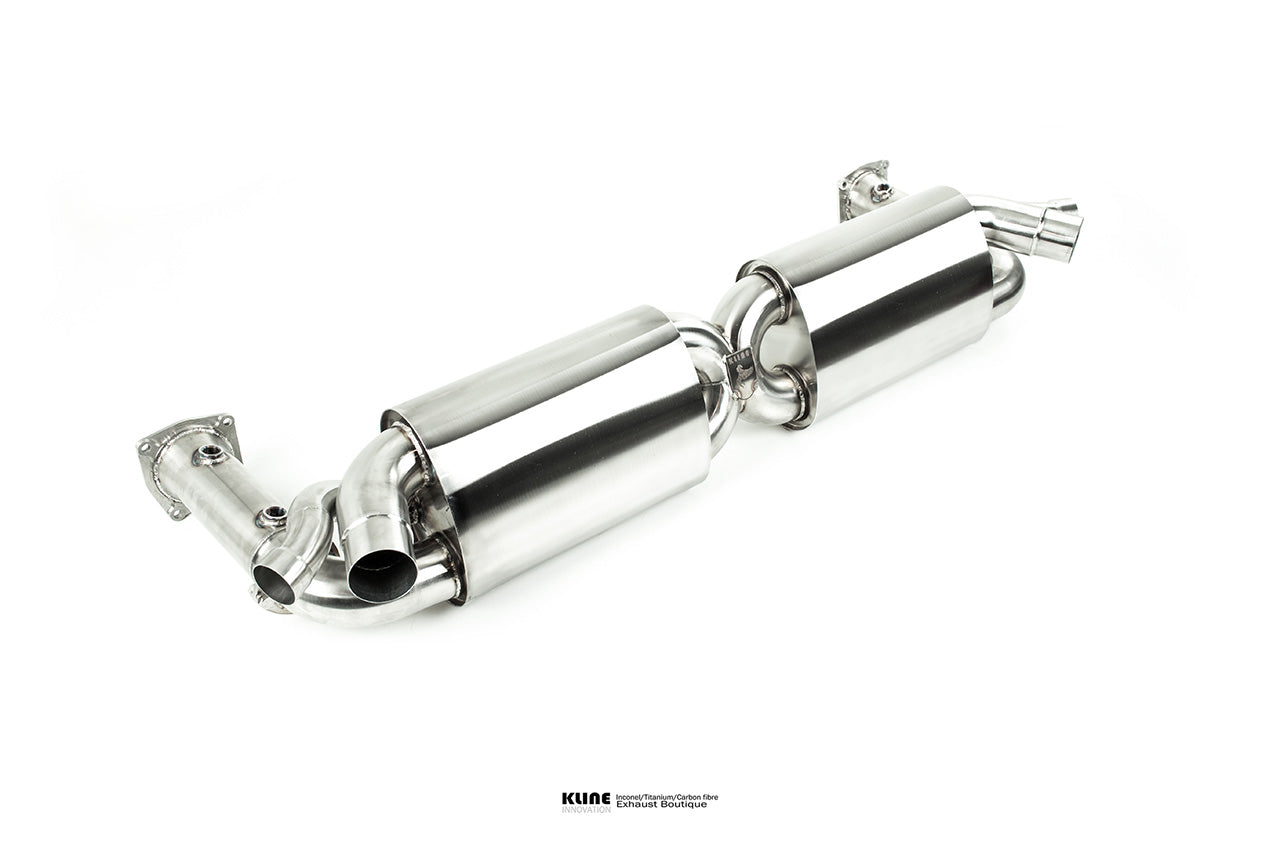 Kline Innovation Porsche 991.2 Turbo S Coupe / Carbiolet Turboback Exhaust System