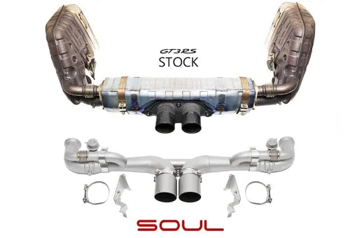Soul Performance Porsche 991 GT3 / GT3 RS / 911R SOUL Modular Competition Exhaust Package