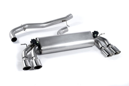 Milltek MK7 Golf R 3" Cat-Back Valved Exhaust System - Non-Resonated (Louder)