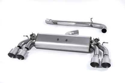 Milltek MK7 Golf R 3" Cat-Back Valved Exhaust System - Non-Resonated (Louder)