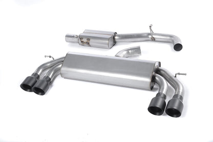Milltek MK7 Golf R 3" Race Cat-Back (non-valved) Exhaust System - Resonated (Louder)