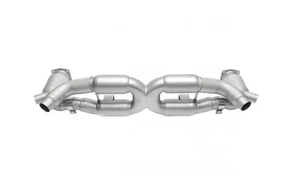 Soul Performance Porsche 991 Turbo Sport X-Pipe Exhaust System (w/ High Flow Catalytic Converters)