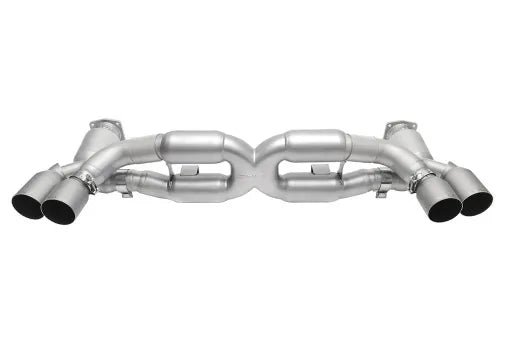Soul Performance Porsche 991 Turbo Sport X-Pipe Exhaust System (w/ High Flow Catalytic Converters)