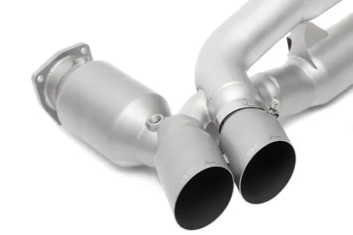 Soul Performance Porsche 991 Turbo Sport X-Pipe Exhaust System (w/ High Flow Catalytic Converters)