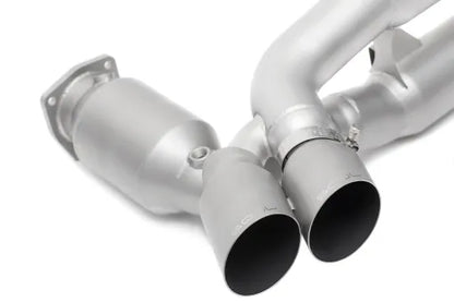 Soul Performance Porsche 991 Turbo Sport X-Pipe Exhaust System (w/ High Flow Catalytic Converters)