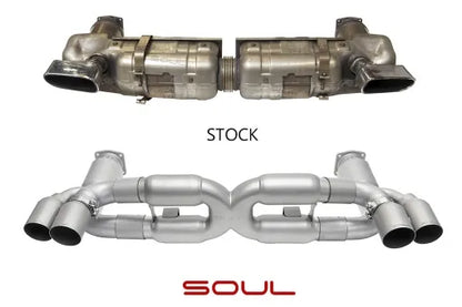 Soul Performance Porsche 997.1 Turbo Sport X-Pipe Exhaust System