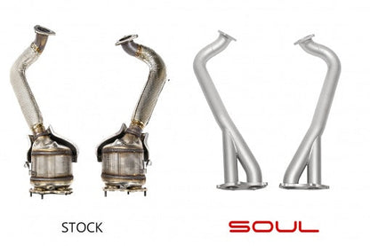 Porsche 718 GT4 / Spyder / GTS 4.0L SOUL Competition Over Axle Pipes