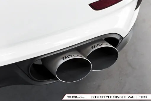 Soul Performance Porsche 991 Turbo Sport X-Pipe Exhaust System (w/ High Flow Catalytic Converters)
